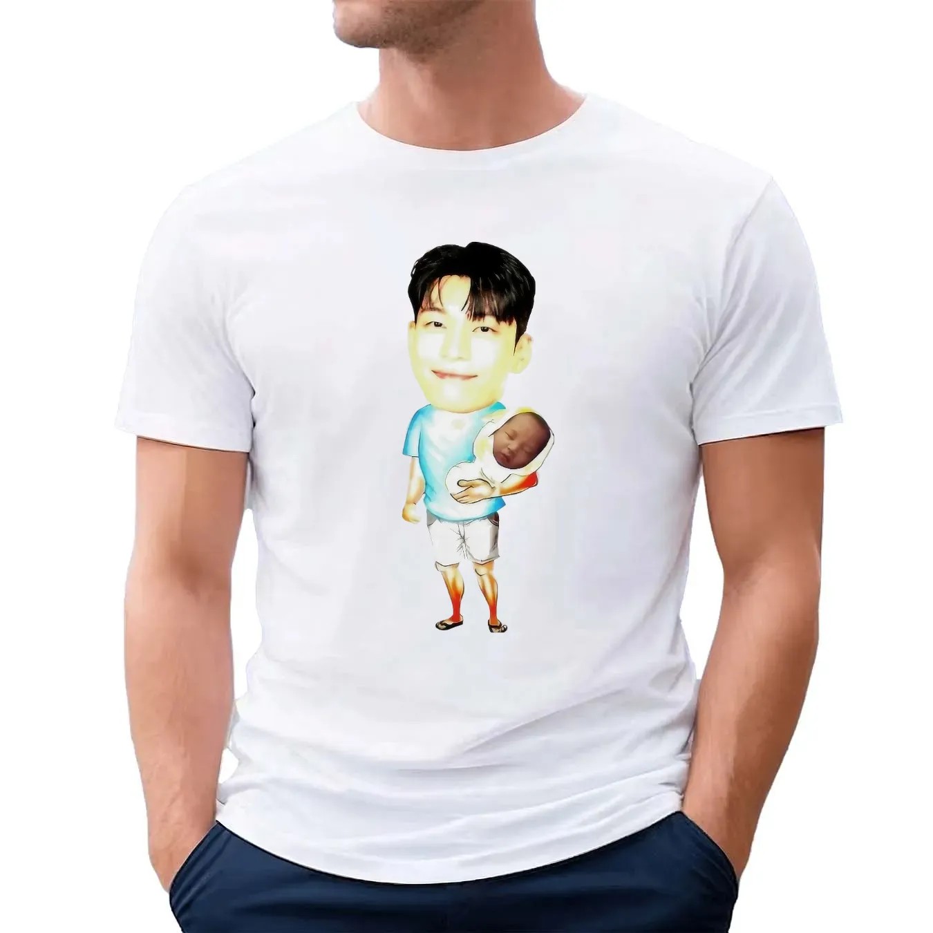 Papa Front Man Wi Ha Carry Player 222 Squid Game 3 Meme T Shirt