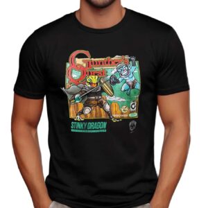 Gunther's Quest Ninja Stinky Dragon Entertainment System T Shirt