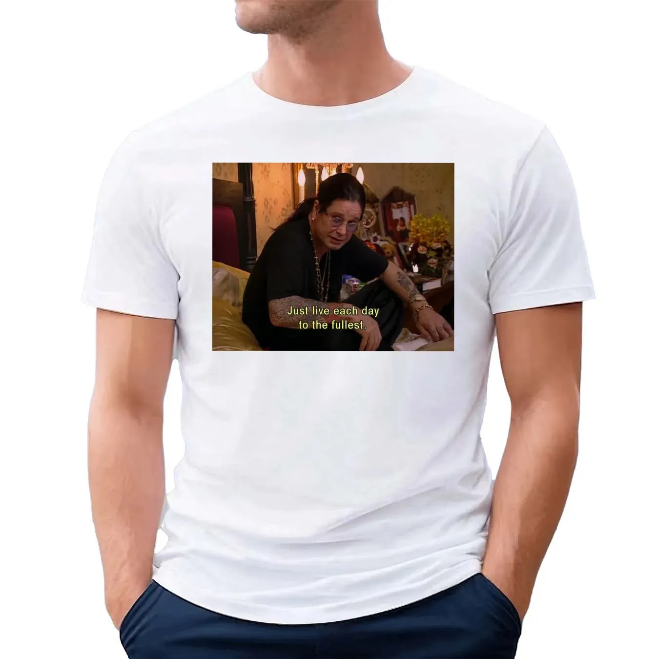 RIP Ozzy Osbourne Just Live Each Day To The Fullest Photo 2025 T Shirt