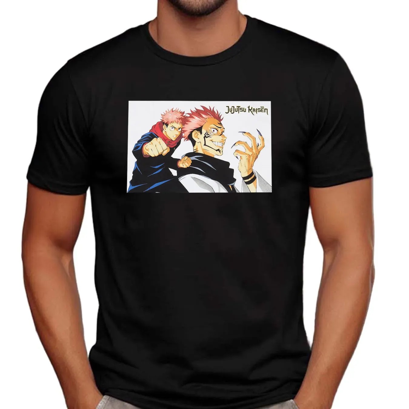 RM BTS Wearing Jujutsu Kaisen Yuji Itadori Sukuna T Shirt