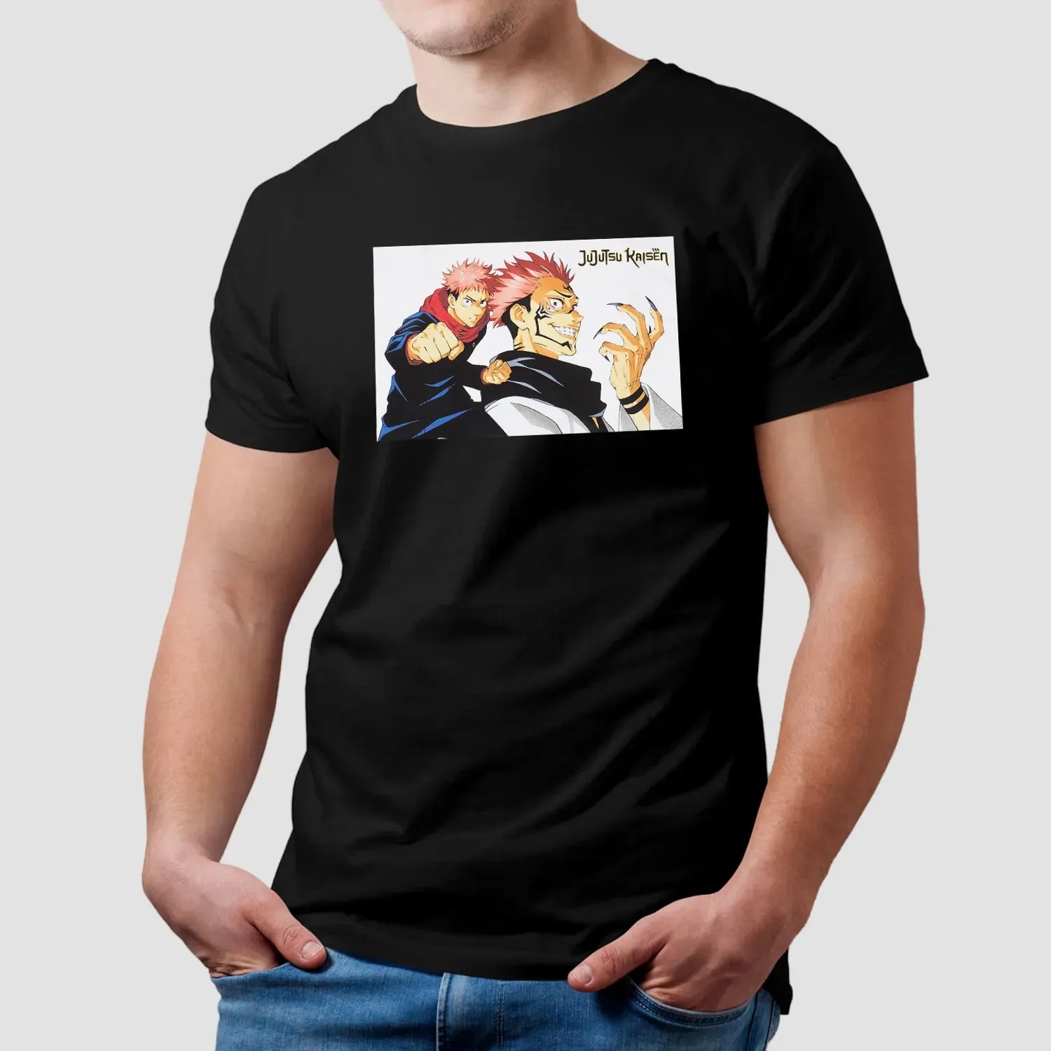 RM BTS Wearing Jujutsu Kaisen Yuji Itadori Sukuna T Shirt
