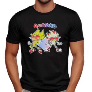 AUADHD Sonic And Autism Shadow T Shirt