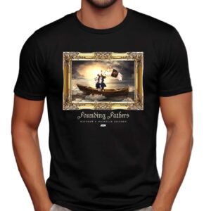 Founding Fathers Matthew Nicholas Jackson A Declaration AEW T Shirt