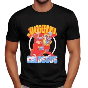 X-Men Juggernaut Vs Colossus T Shirt