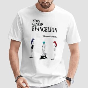 Neon Genesis Evangelion Take Care Of Yourself Anime T Shirt