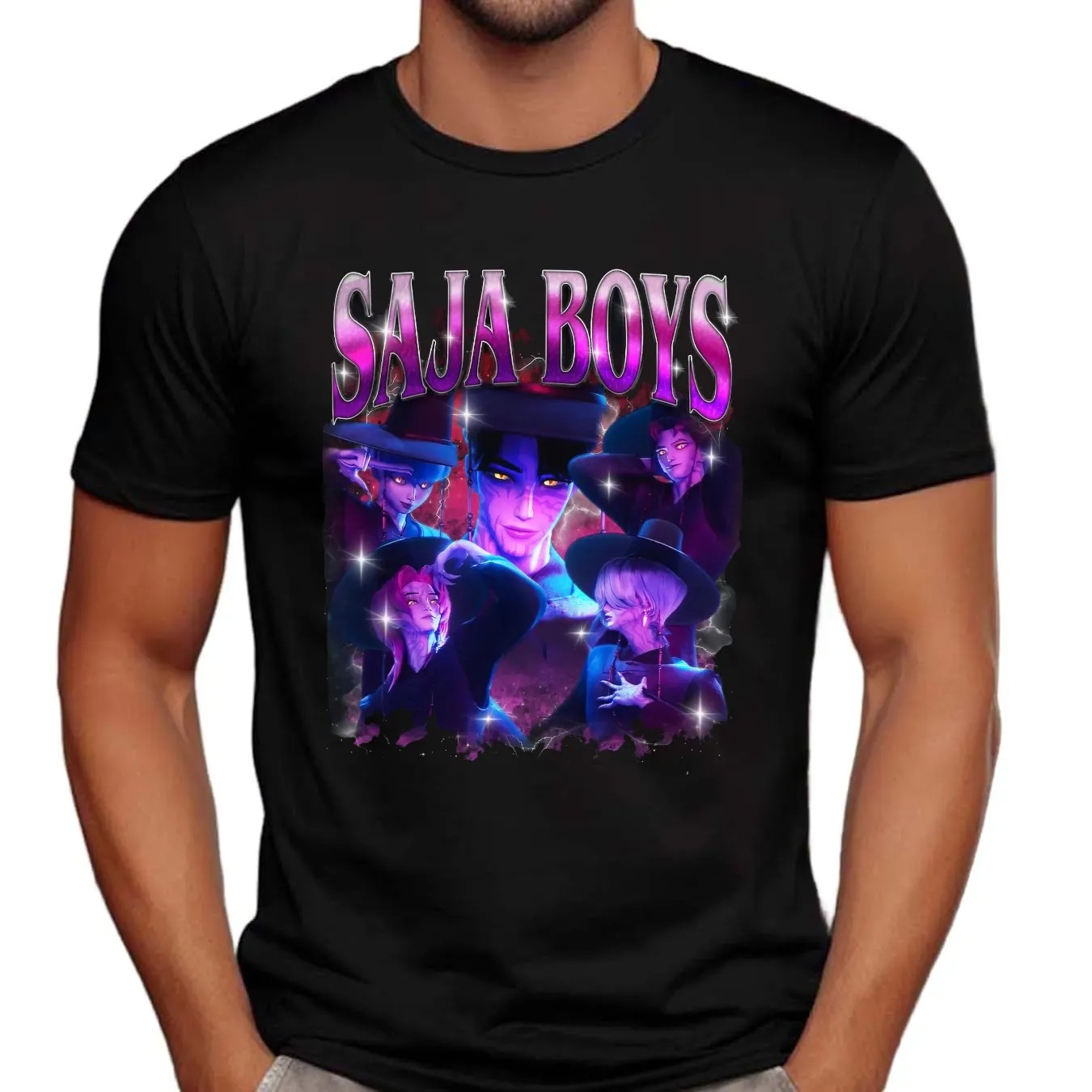 Saja Boy Demon Hunters Movie Jinu Leader Vintage Bootleg T Shirt