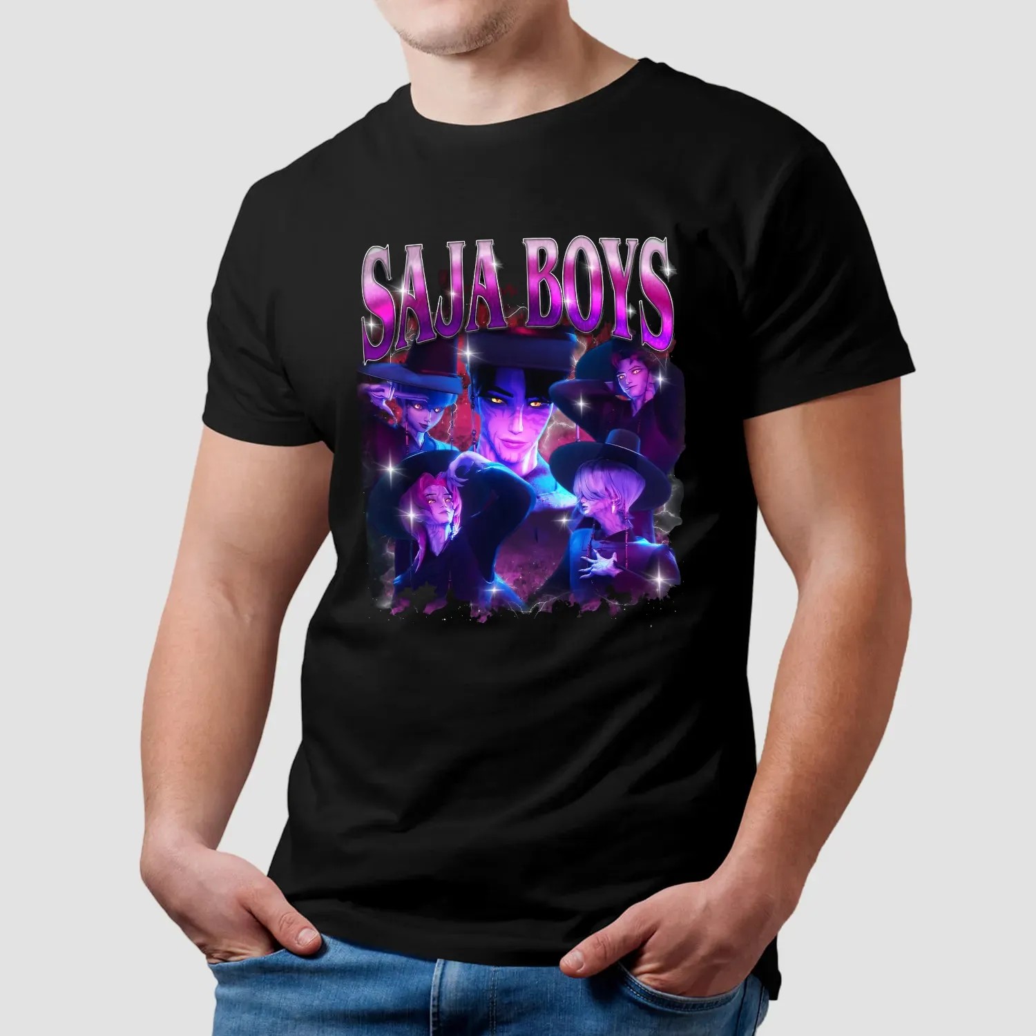 Saja Boy Demon Hunters Movie Jinu Leader Vintage Bootleg T Shirt