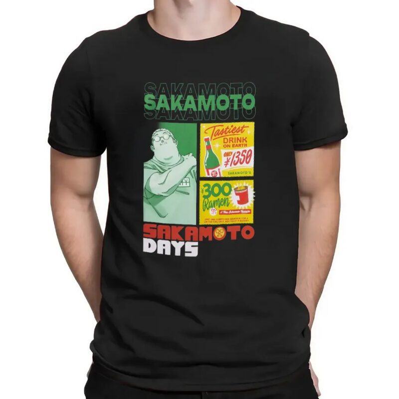 Sakamoto Days Graphic Manga Food and Drink Ads T Shirt