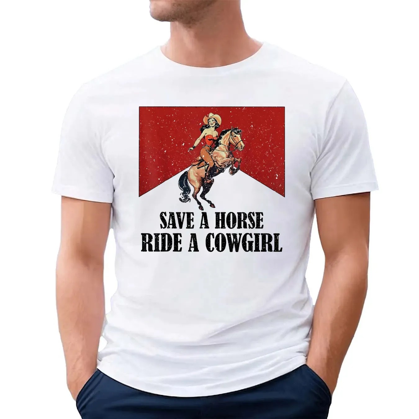 Save A Horse Ride A Cowgirl Western Rodeo Lesbian Lgbt Pride T Shirt