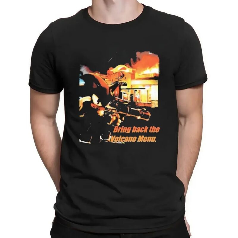 Shadow The Hedgehog Taco Bell Bring Back the Volcano Menu Meme T Shirt