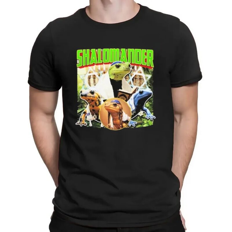 Shalomander Jewish Salamander Mashup Vintage Bootleg T Shirt