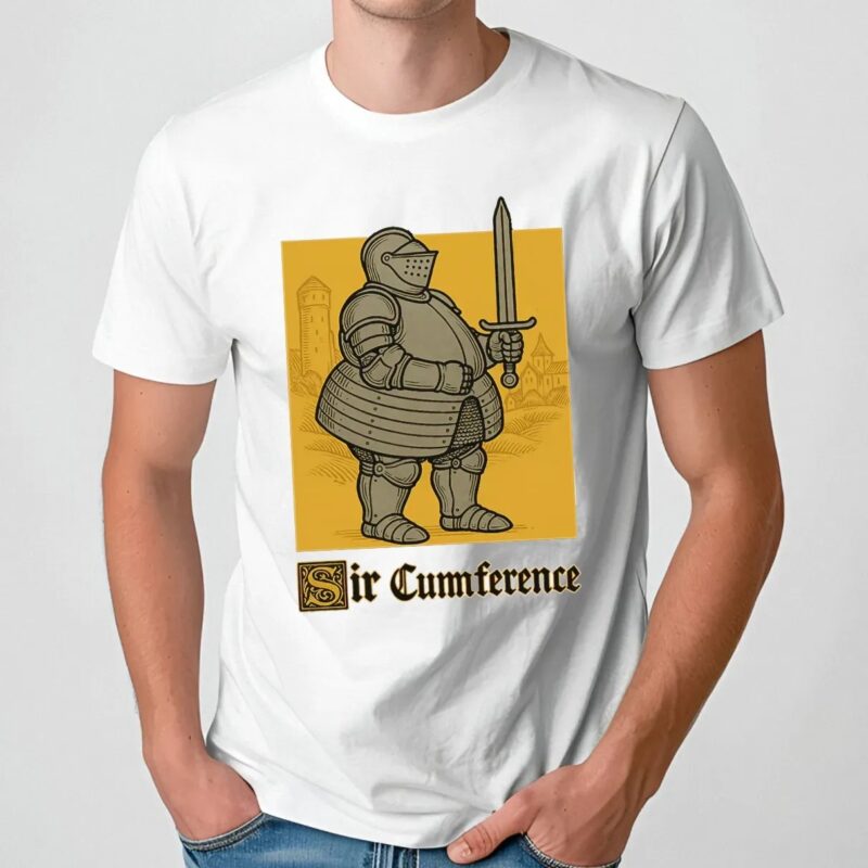 Sir Cumference Fat Knight Sword T Shirt