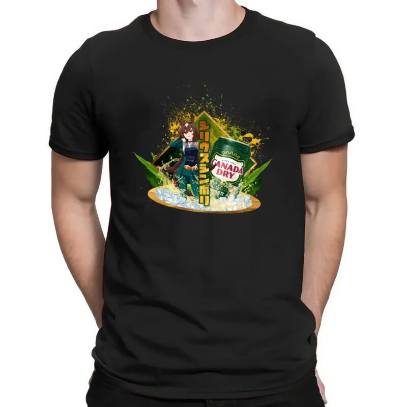 Sirius Symboli Uma Musume Pretty Derby Canada Dry Drink Anime T Shirt