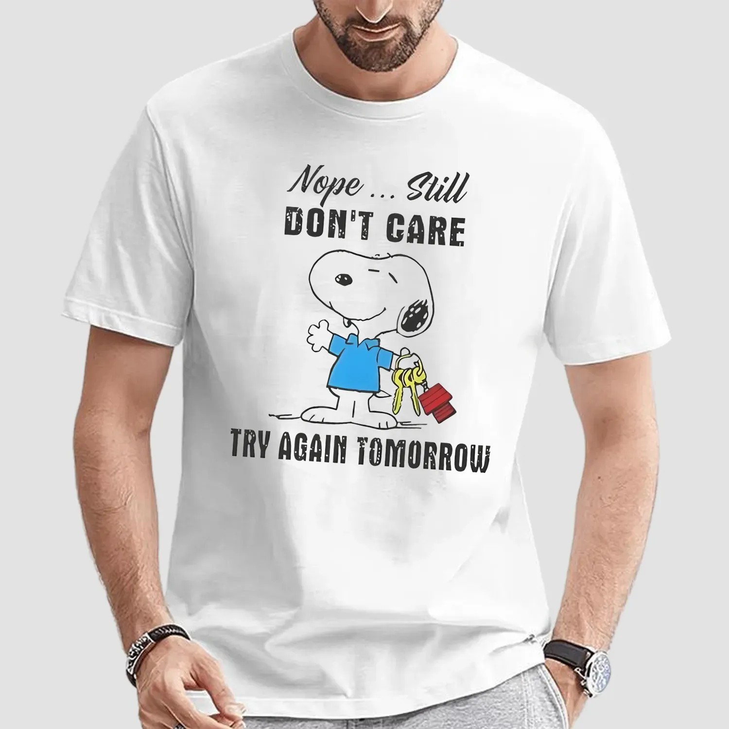 Snoopy Nope Still Don’t Care Try Again Tomorrow T Shirt