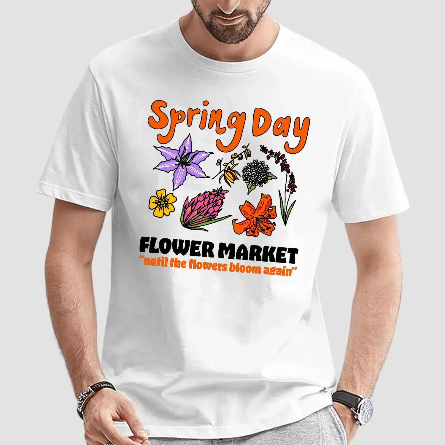 Spring Day Flower Market Until The Flowers Bloom Again Bangtan Social T Shirt