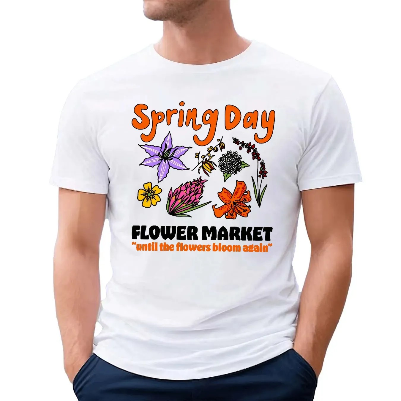 Spring Day Flower Market Until The Flowers Bloom Again Bangtan Social T Shirt
