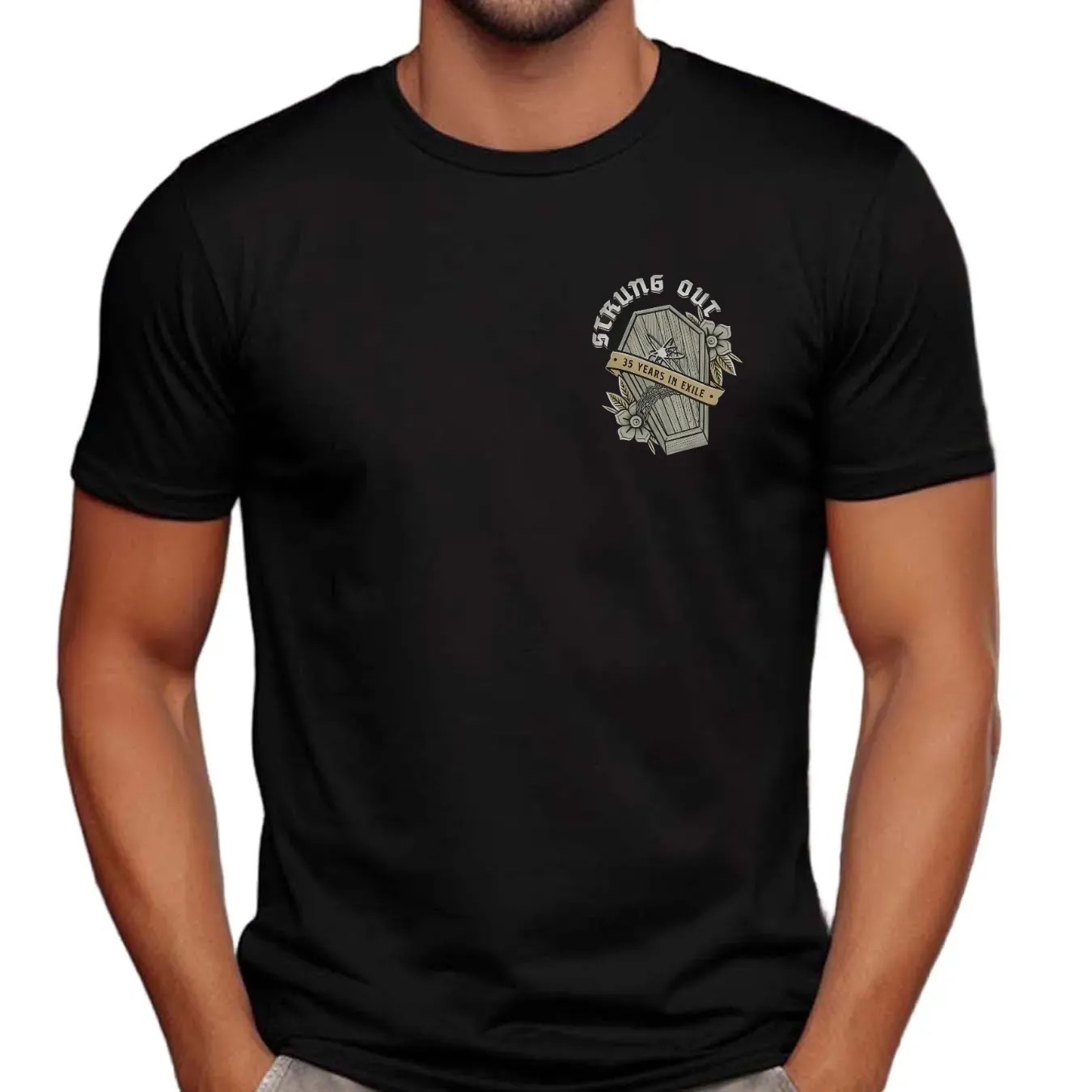 Strung Out 35 Years In Exile All Is Ghost In Memory And Poison In The Sun Skeletons T Shirt