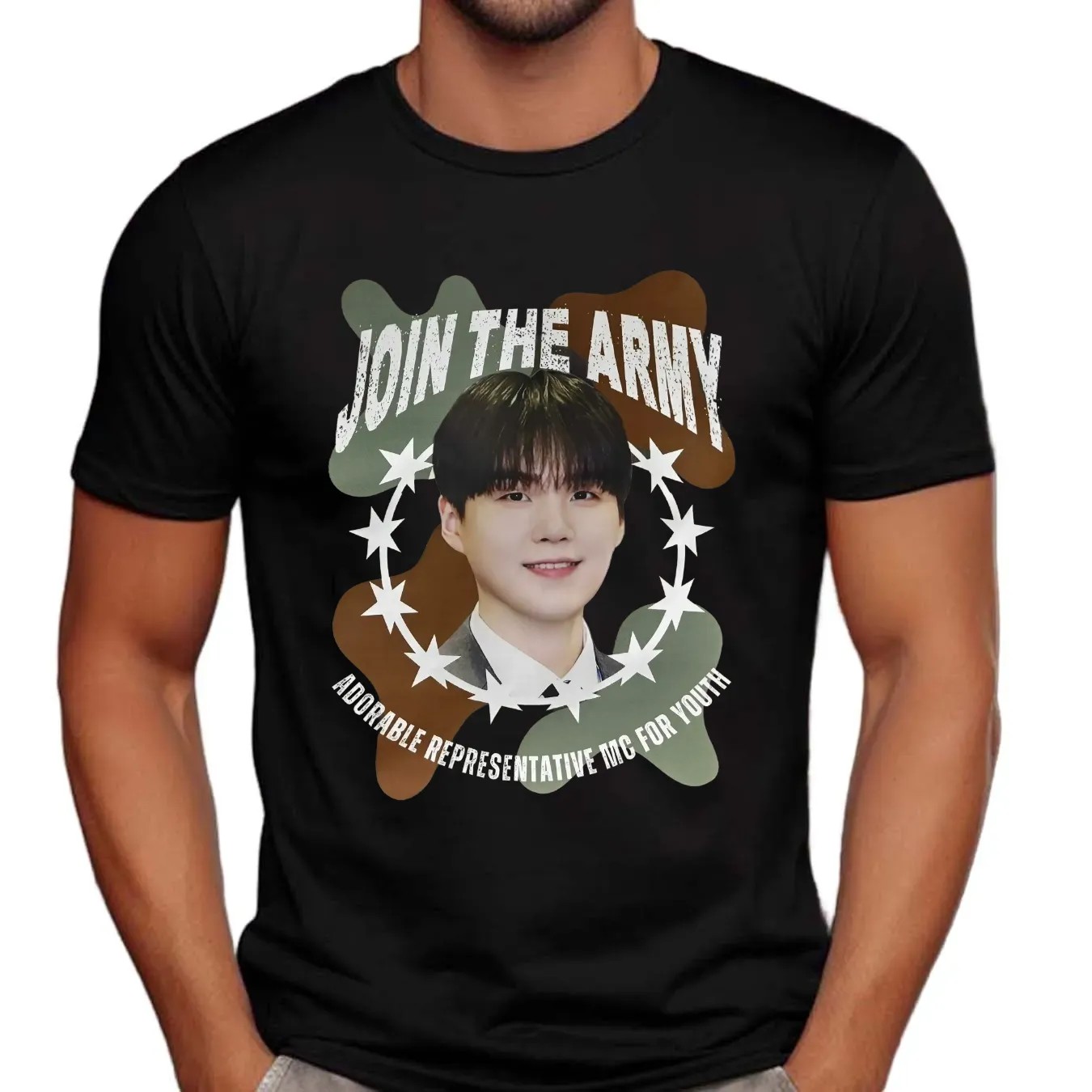 Suga BTS Join The Army Adorable Representative Mc For Youth T Shirt