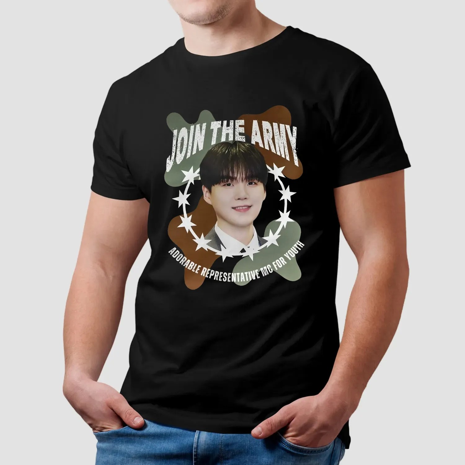 Suga BTS Join The Army Adorable Representative Mc For Youth T Shirt
