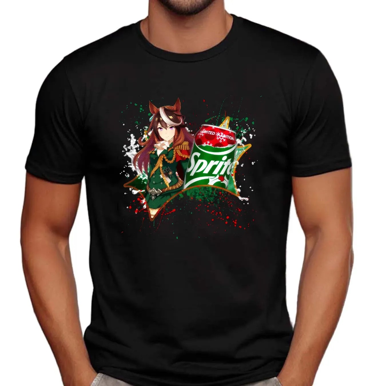 Symboli Rudolf Uma Musume Pretty Derby Sprite Winter Spiced Cranberry Anime T Shirt