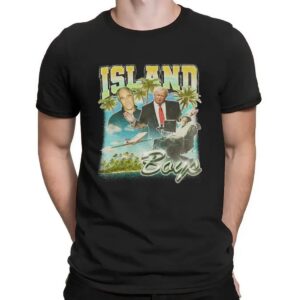 Trump Island Boys Vintage T Shirt