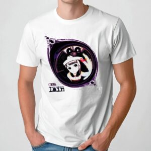 Fisheye Cyberia Serial Experiments Lain T Shirt
