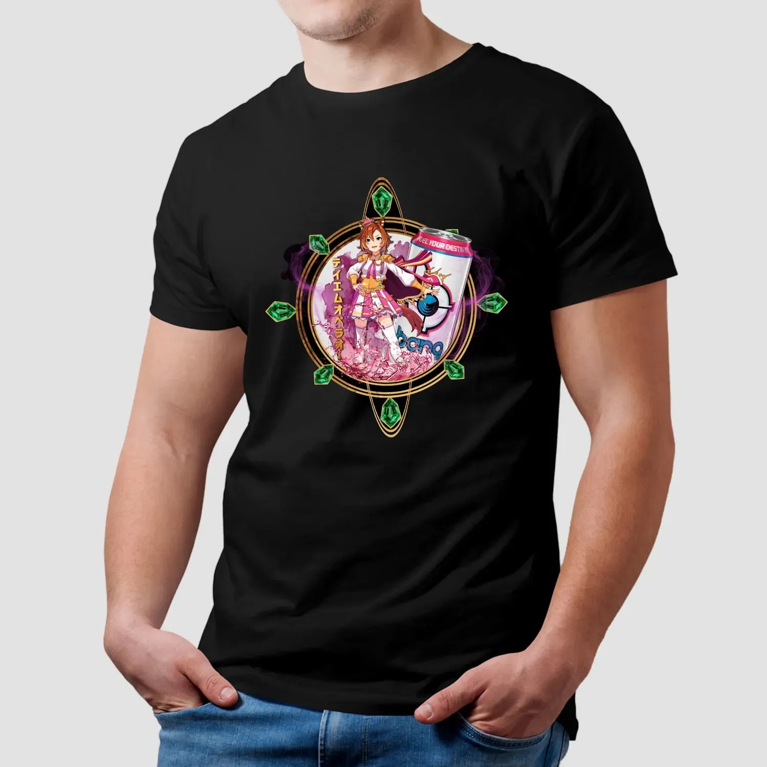 TM Opera O Uma Musume Pretty Derby Bang Fuel Your Destiny Energy Drink T Shirt