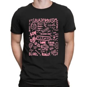 Blackpink Song List World Tour 2025 Kpop Fan Art T Shirt