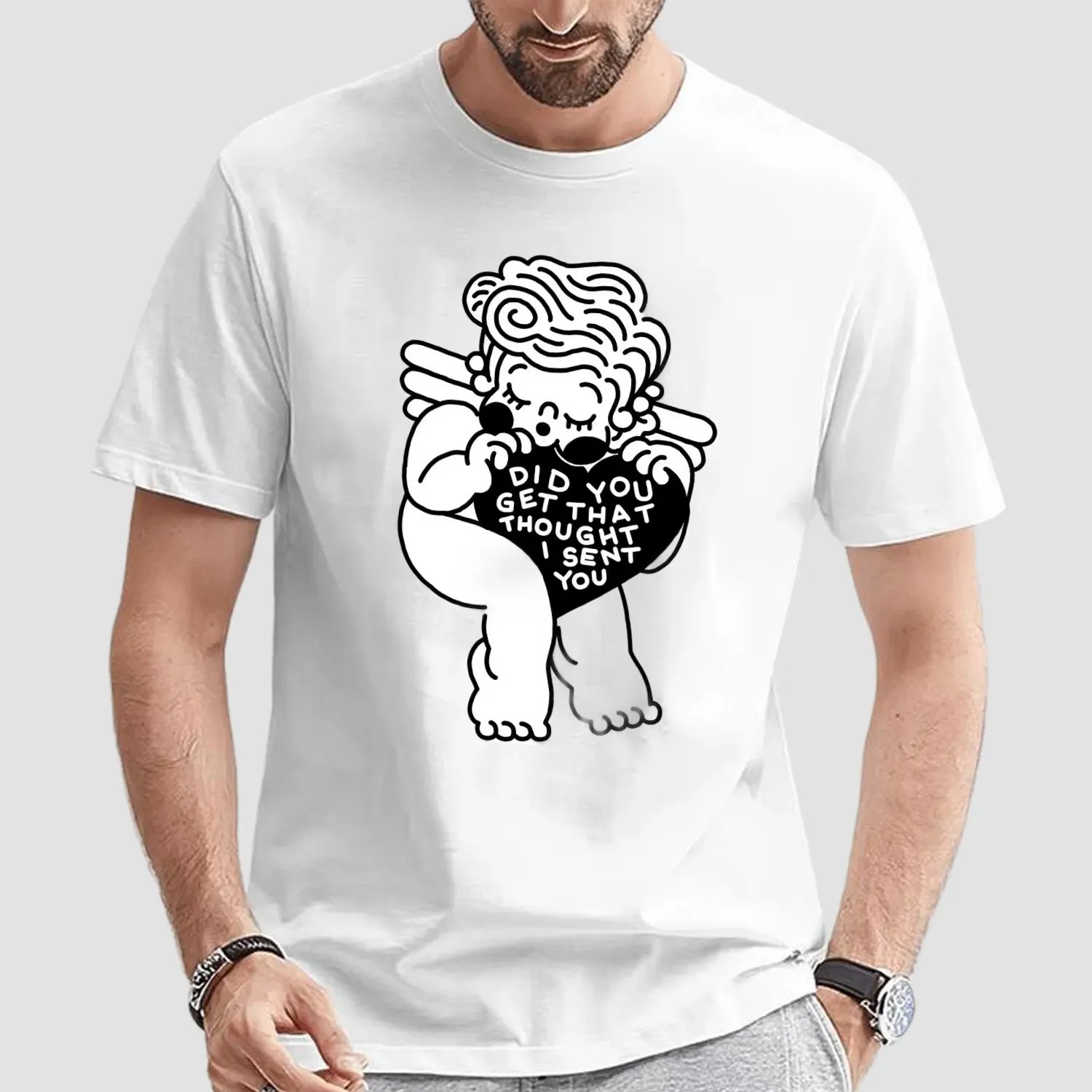 Telepathic Love Did You Get That Thought I Sent You T Shirt