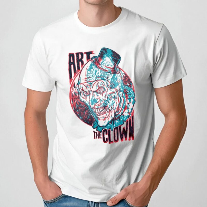 Terrifier 3 Art The Clown In 3D T Shirt