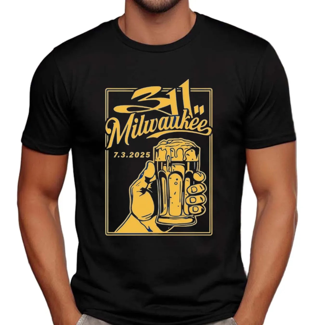 The 311 Milwaukee Tour WI 7 3 2025 Event Beer T Shirt