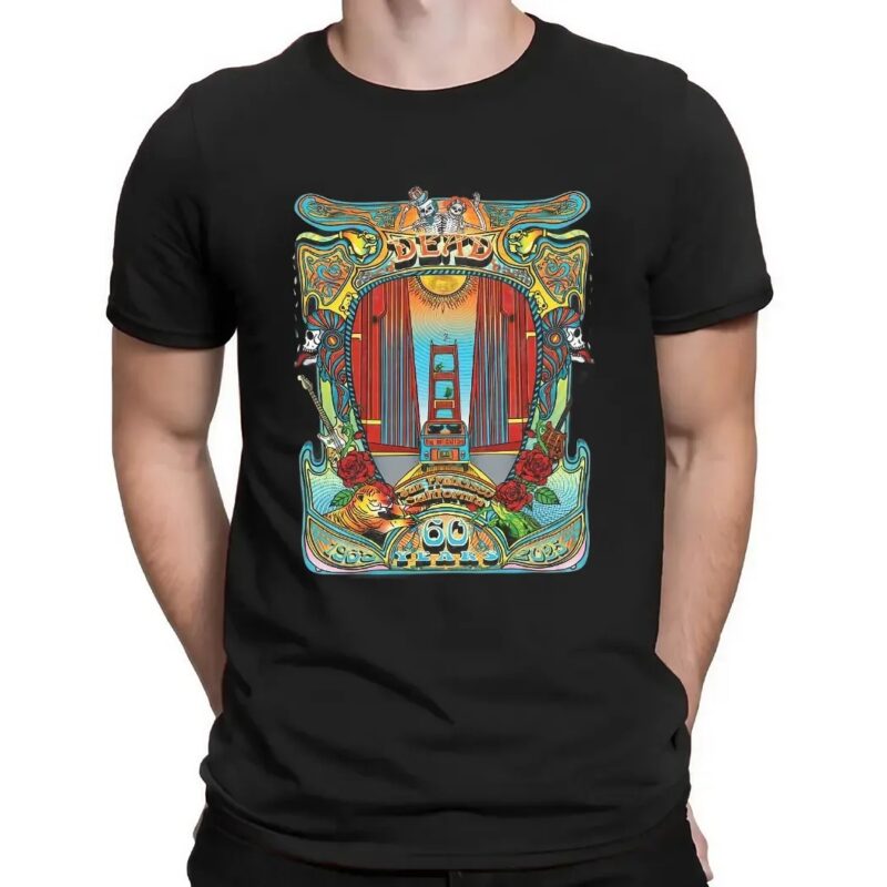 The Grateful Dead 60 Years Anniversary 1965 2025 In San Francisco California Poster T Shirt