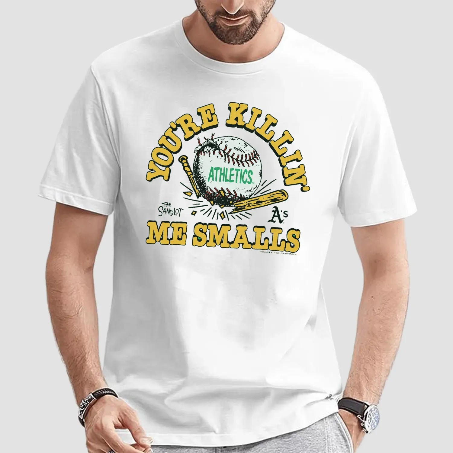 The Sandlot x Athletics Baseball You're Killing Me Smalls T Shirt
