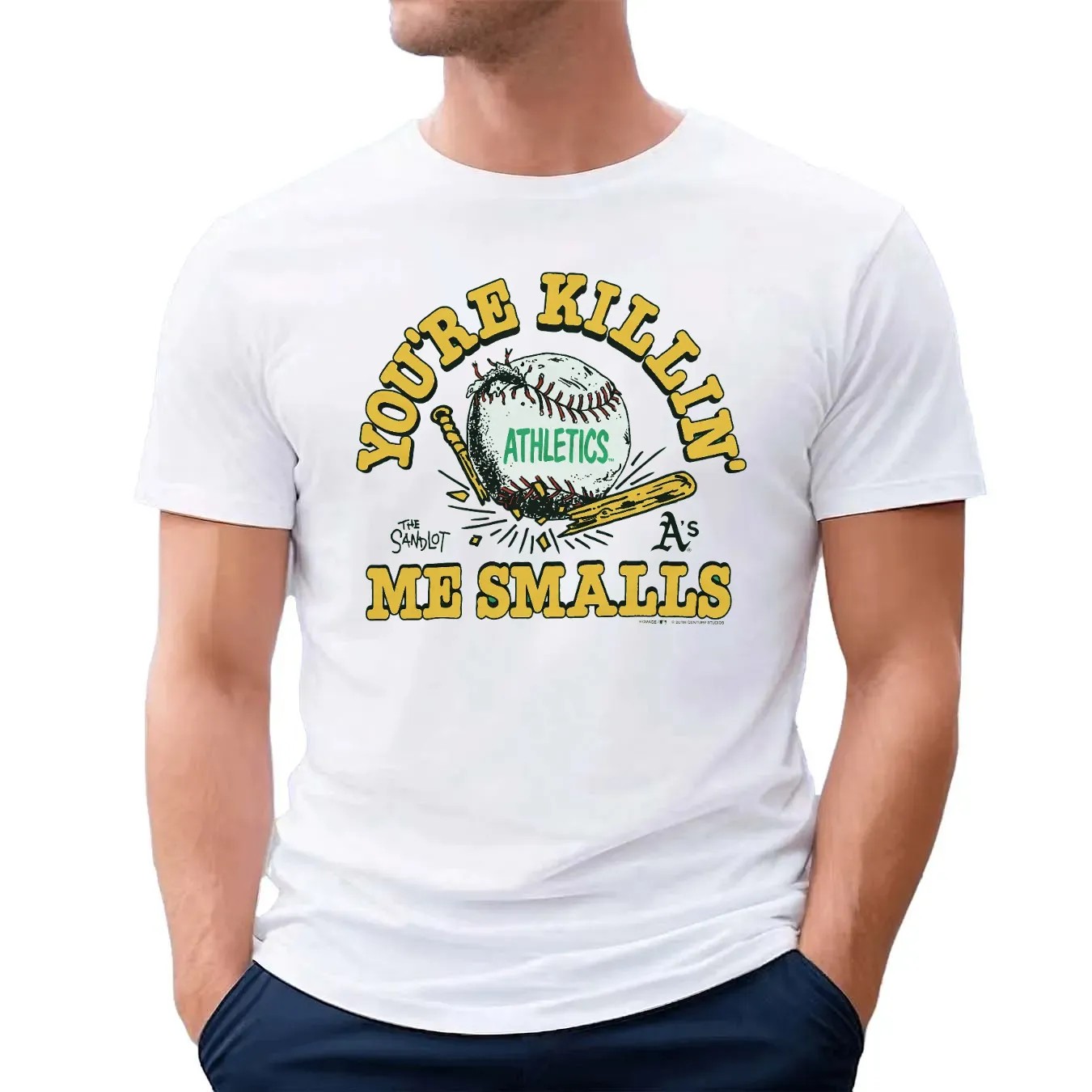 The Sandlot x Athletics Baseball You're Killing Me Smalls T Shirt
