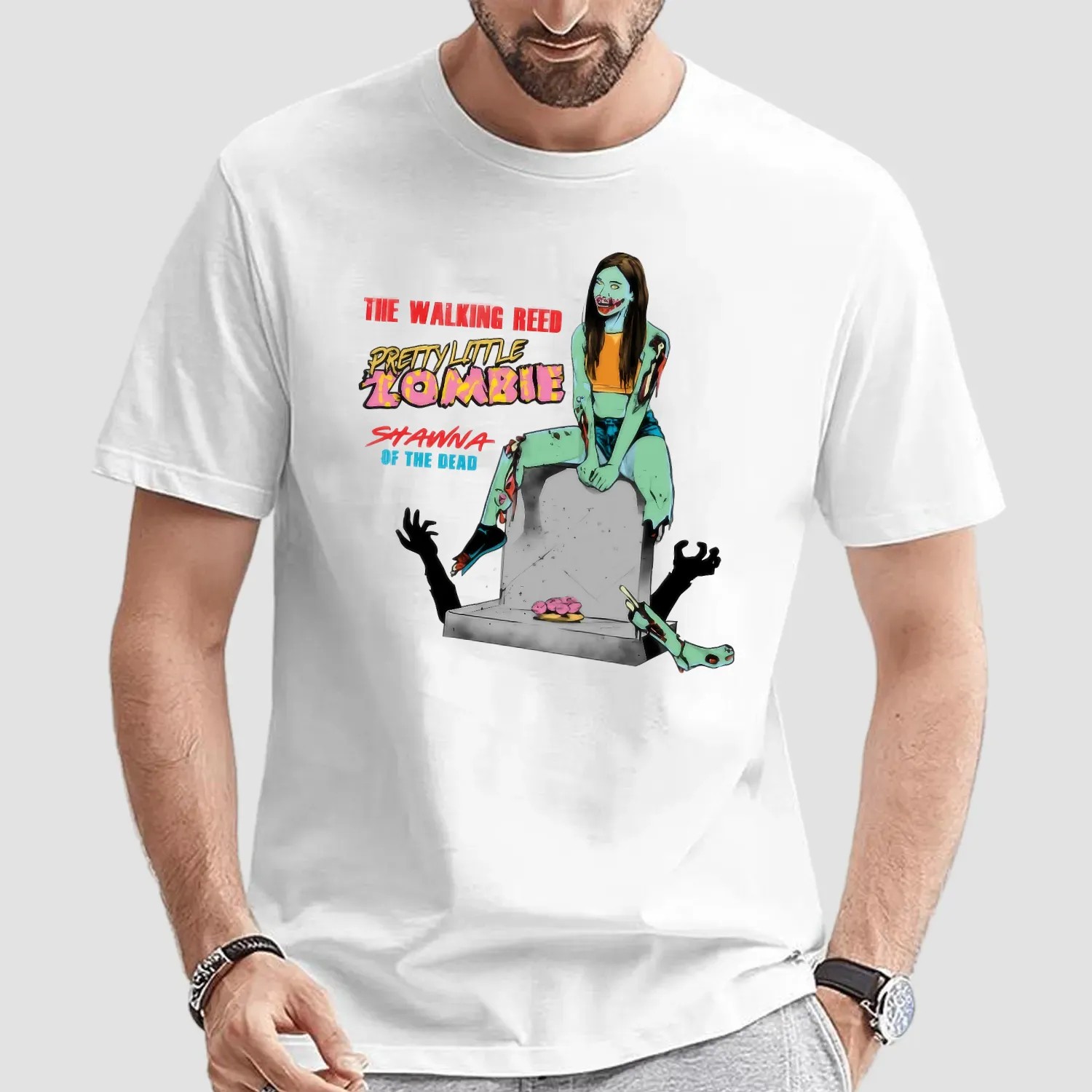 The Walking Reed Pretty Little Zombie Shawna Of The Dead T Shirt