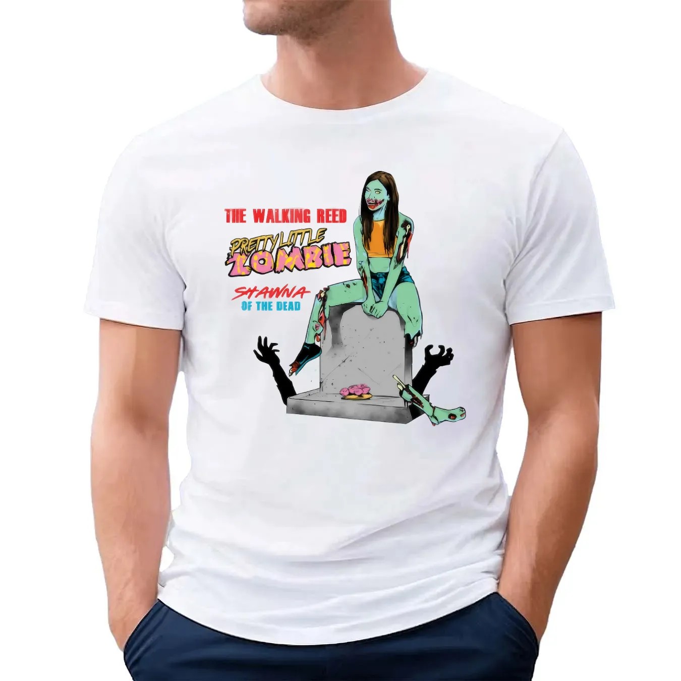 The Walking Reed Pretty Little Zombie Shawna Of The Dead T Shirt