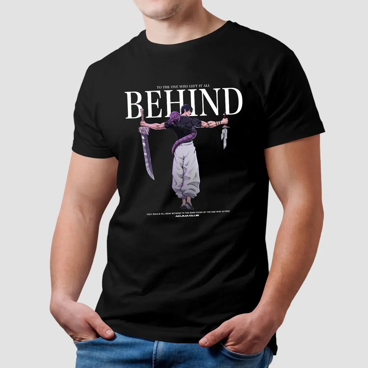 Toji Fushiguro To The One Who Left It All Behind They Would All Bear Witness To The Bear Flesh Of The One Who Is Free T Shirt