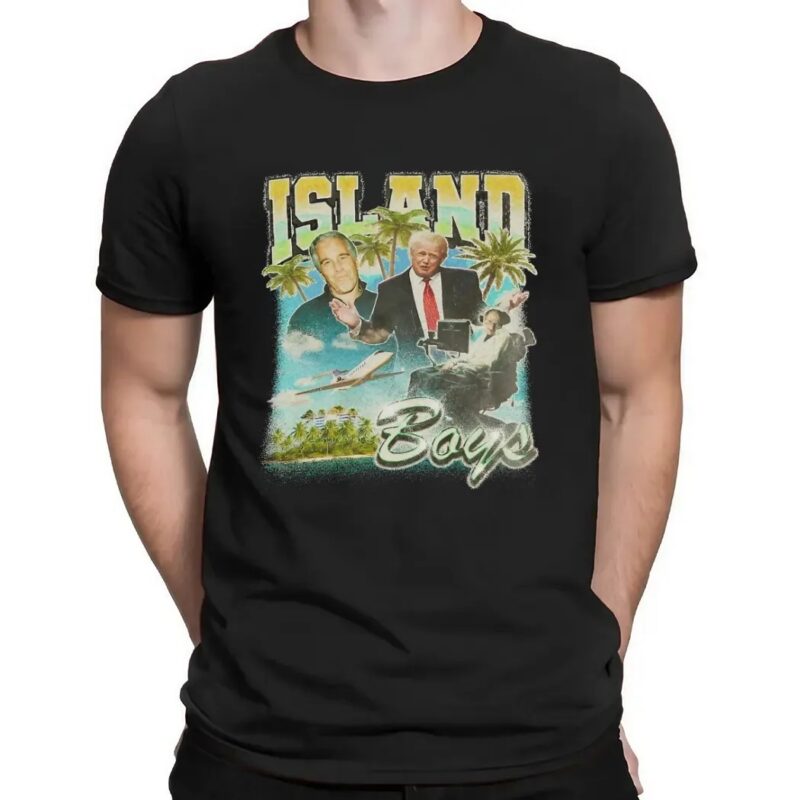 Trump Island Boys Vintage T Shirt