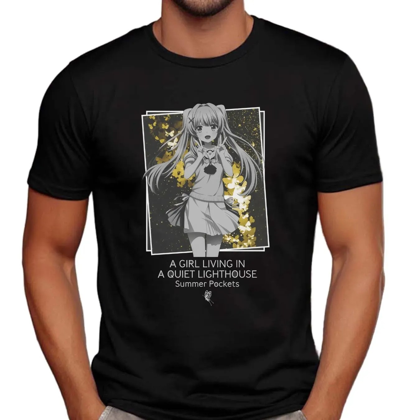 Tsumugi Wenders A Girl Living In A Quiet Lighthouse Summer Pockets Anime T Shirt