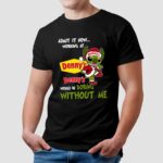 Stitch Santa Hat Admit It Now Working At Denny’s Would Be Boring Without Me Christmas T Shirt