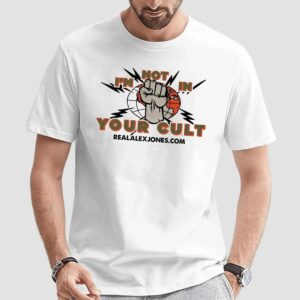 Not In Your Cult Fight Arm T Shirt