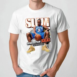 Shai Gilgeous-Alexander Oklahoma City Thunder Generation Shai The Most Influential SLAM Cover T Shirt