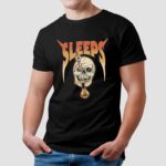 While She Sleeps Eye To Eye Skull Knife T Shirt