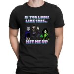 Goth Girl If You Look Like This Hit Me Up Cartoon T Shirt