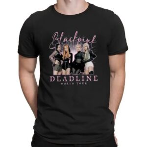 BLACKPINK Deadline 2025 World Tour Merch T Shirt