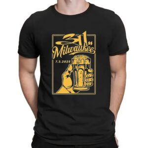 The 311 Milwaukee Tour WI 7 3 2025 Event Beer T Shirt