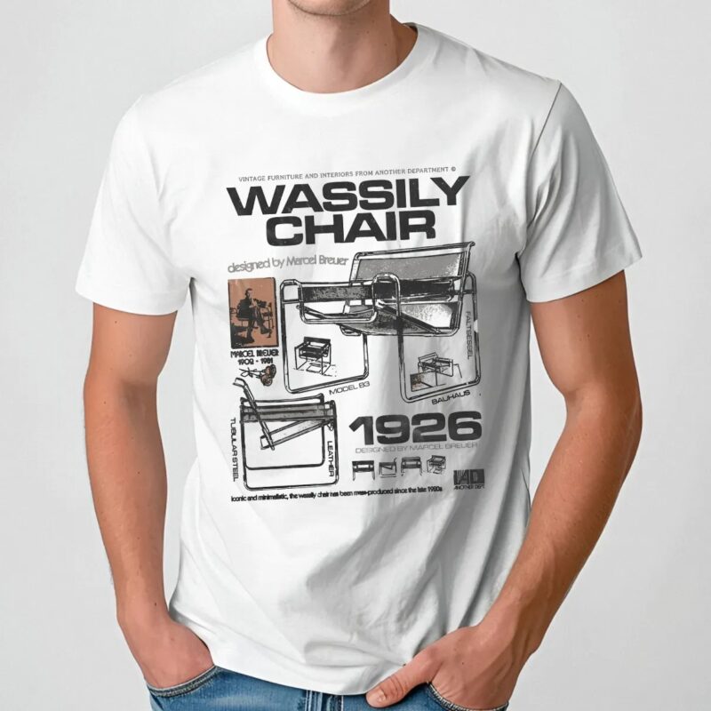 Wassily Chair Iconic And Minimallatic, The Wesally Chair Has Been Mese-produced Since The Late 1980s T Shirt