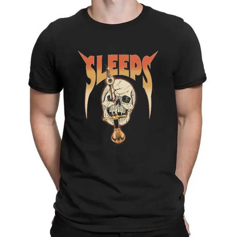 While She Sleeps Eye To Eye Skull Knife T Shirt