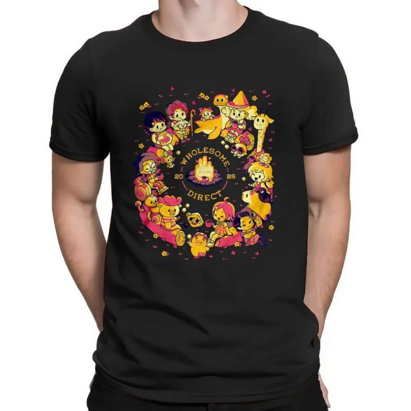 Wholesome Direct 2025 Campfire Characters T Shirt