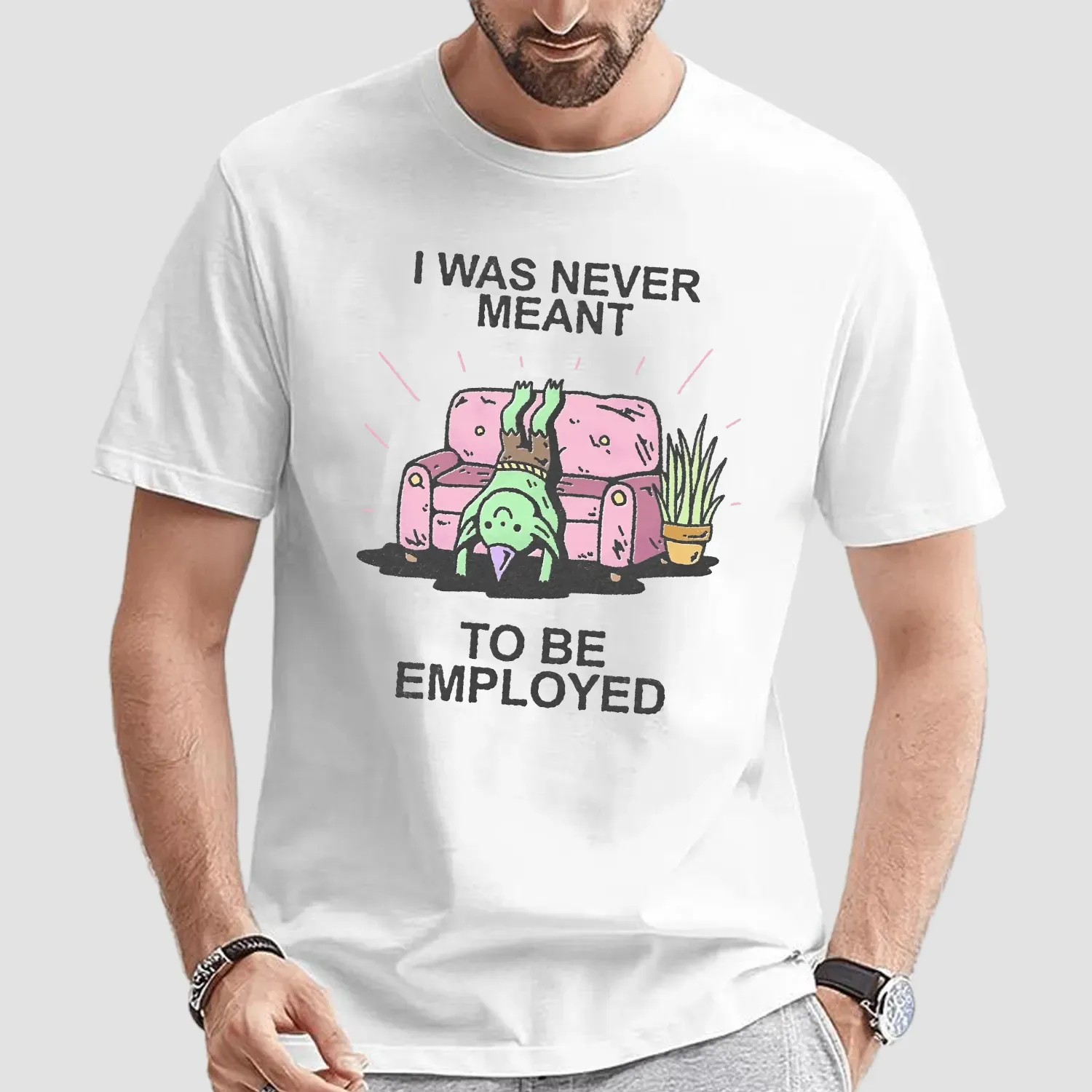 Wizard of Barge i was never meant to be employed shirt